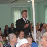 Сергей Пичугин говорит из зала