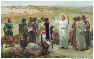 Иисус проповедует