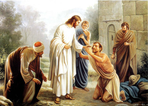 Христос исцеляет слепого