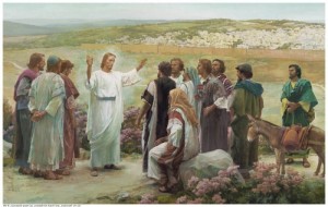 Иисус рассказывает ученикам тайны Царства Божия