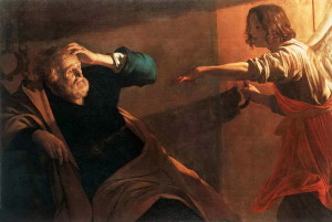 Освобождения апостола Петра из тюрьмы ангелом-хранителем. Жерар ван Хонтхорста, 1616–18