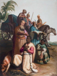 Рембрандт. Крещение эфиопского вельможи