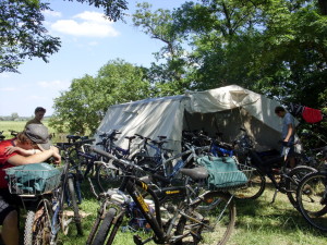 Лагерь велоевангелистов