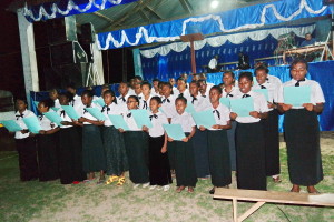 Выступление церковного хора