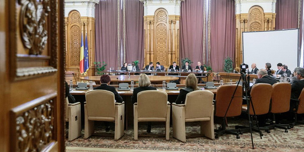Делегаты, участвующие в Международной Конференции по Религиозной Свободе во Дворце Парламента в Бухаресте, Румыния. (IRLA)