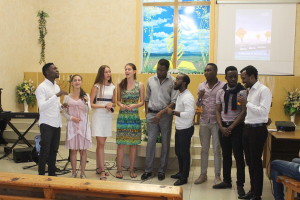 группа студентов из Анголы