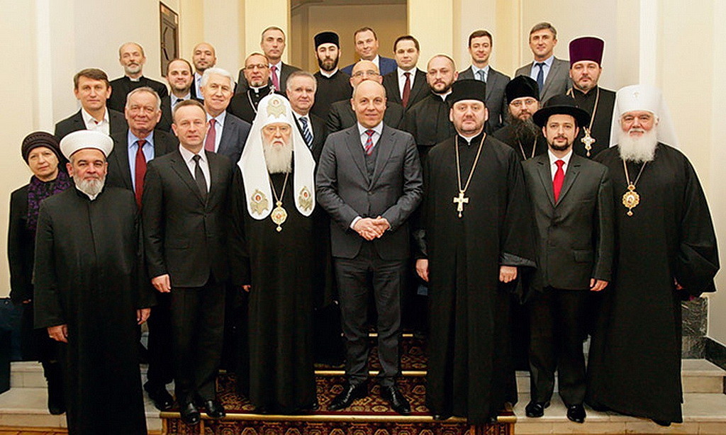 Встреча Андрея Парубия с Членами Всеукраїнсько] Ради Церков 
