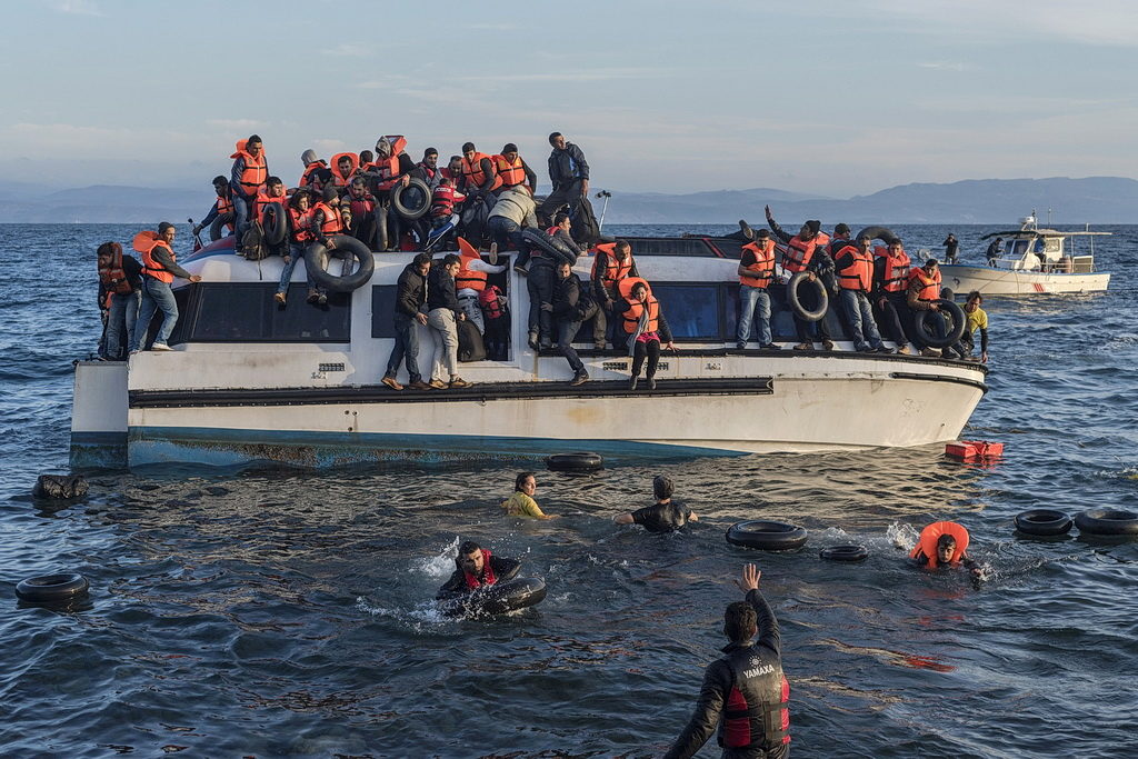 Беженцы из Сирии и Ирака прибывают в Грецию. [Фото: Wikimedia.org]