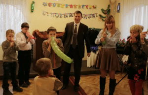 Вегетарианские угощения на новый год приготовили члены церкви Софиевка своим гостям