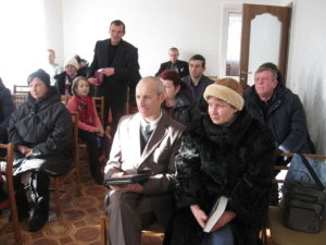 Члены Новомосковской общины начали новый год служением в пгт. Магдалиновка
