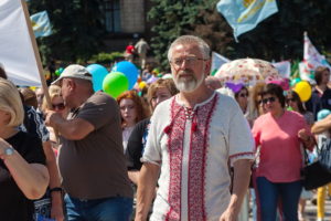 Шествие счастливых семей и Фестиваль Семьи прошли в городе Днепре