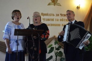 Гости из общины Днепр-1 провели служение в церкви Обуховка