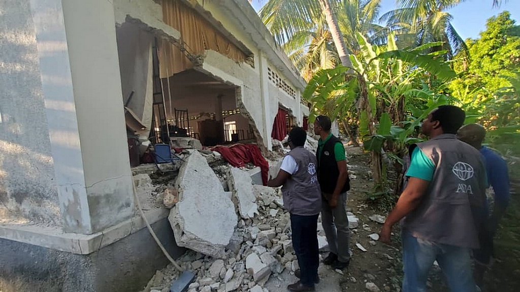 ADRA организует поддержку жителей Гаити, пострадавших от землетрясения магнитудой 7,2 балла
