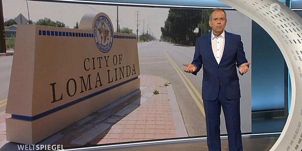 Немецкое национальное телевидение рассказывает о здоровье и долголетии адвентистов Лома Линда