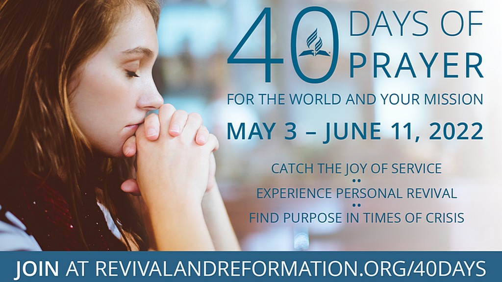 Всемирная церковь проведет 40 дней в молитвах за возрождение, миссию и сессию ГК