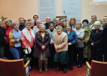 У церкві Лозовой адвентист ділився особистим досвідом перебування на війні